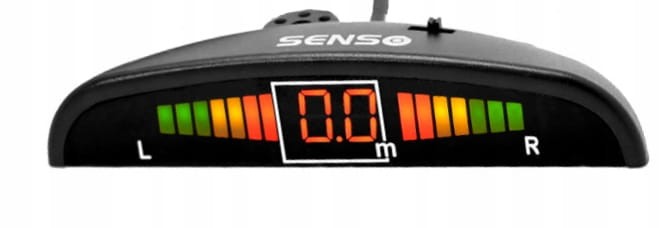 WYŚWIETLACZ DO CZUJNIKÓW PARKOWANIA COFANIA SENSO LED SE-068 4PIN