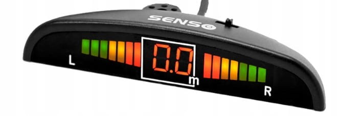 WYŚWIETLACZ DO CZUJNIKÓW PARKOWANIA COFANIA SENSO LED SE-068 4PIN