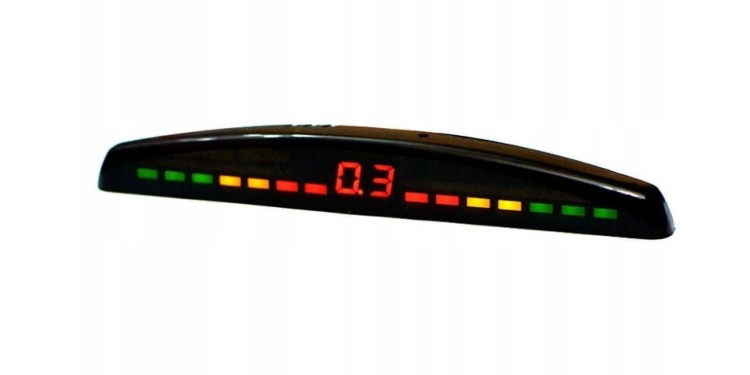 WYŚWIETLACZ DO CZUJNIKÓW PARKOWANIA COFANIA SENSO LED SE-071 4PIN