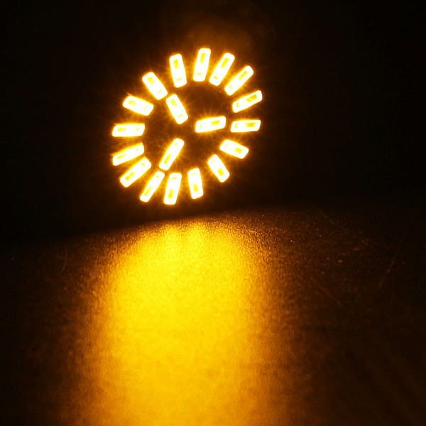 Żarówka WY21W T20 7440 LED 19SMD CANBUS POMARAŃCZOWA