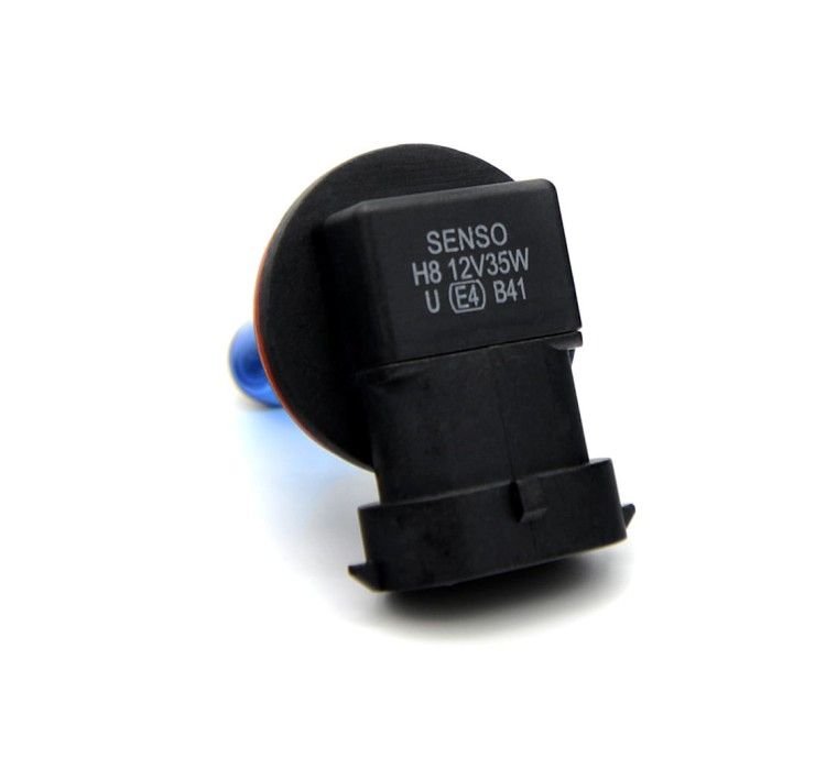 ŻARÓWKA SENSO SUPER WHITE H8 12V 35W PGJ19-1 HOMOLOGACJA E4 XENON