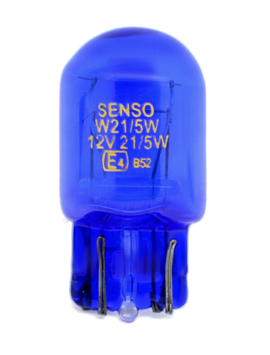 ŻARÓWKA SENSO W21/5W T20 12V SUPER WHITE XENON