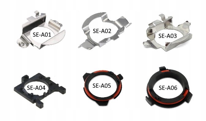 Adapter blaszka zapięcie żarówki H7 LED HID SE-A02