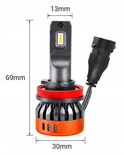 Żarówki SENSO 2x LED H11 +400% CSP 20000LM RETROFiT