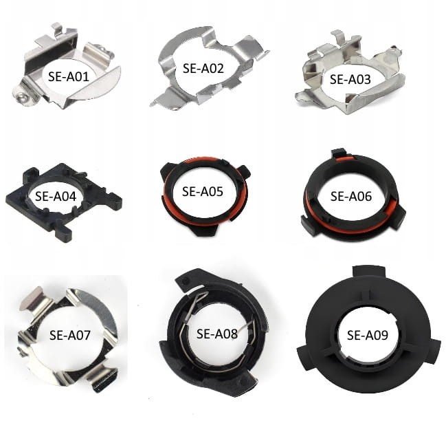 Adapter blaszka zapięcie żarówki H7 LED HID SE-A09