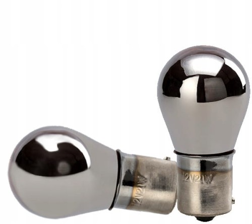 2x ŻARÓWKA SENSO PY21W POMARAŃCZ CHROMOWANA