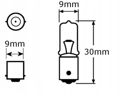 ŻARÓWKA SENSO H10W 12V HOMOLOGACJA E4