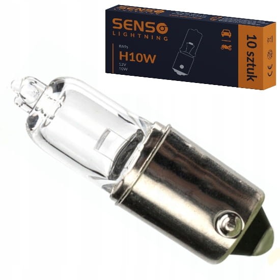 ŻARÓWKA SENSO H10W 12V HOMOLOGACJA E4 x10sztuk