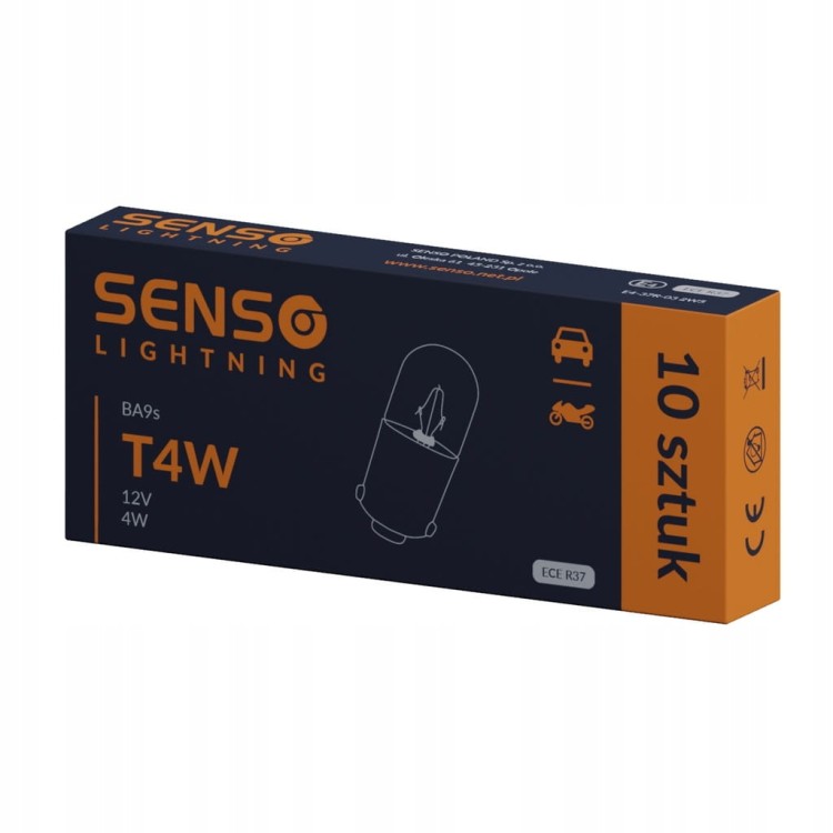 ŻARÓWKA SENSO T4W 12V BA9s
