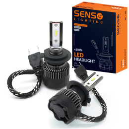Żarówki SENSO 2x LED H7 +250% CSP 12V 16000LM